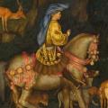 Pisanello. La vision de saint Eustache, détail
