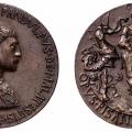 Pisanello. Médaille de Sigismondo Pandolfo Malatesta, avers et revers (v. 1445)