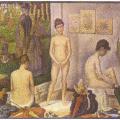 Seurat. Les Poseuses (1888)