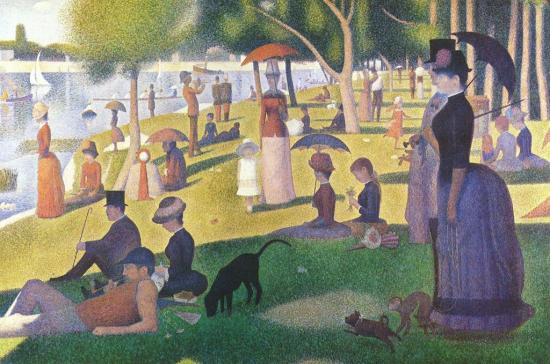 Seurat. Un dimanche après-midi sur l'île de la Grande Jatte (1884-86)