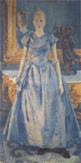 Van Rysselberghe. Portrait d'Alice Sethe (1888)