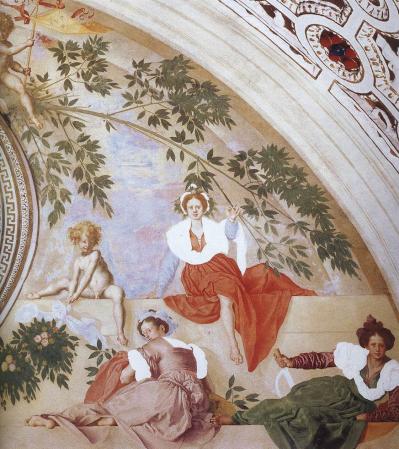 Pontormo. Vertumne et Pomone, détail 4 (1519-21)