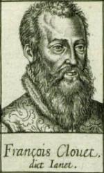 Portrait de Francois Clouet. Estampe de Léonard Gauthier (BNF)