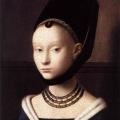 Petrus Christus. Portrait d'une jeune fille (v. 1470)