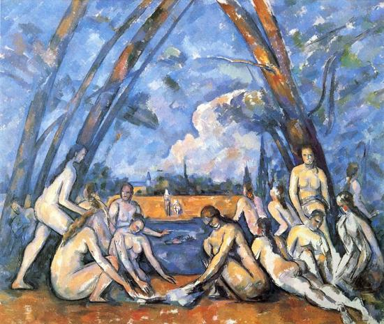 Cézanne. Les grandes baigneuses, 1906