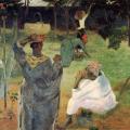 Paul Gauguin. La cueillette des fruits (1887)
