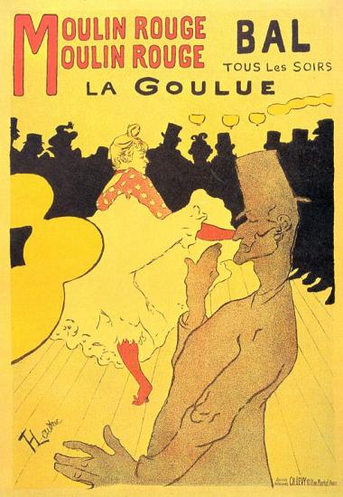 Toulouse-Lautrec. La Goulue (affiche), 1891