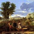 Nicolas Poussin. L’Automne ou La Grappe de raisin rapportée de la terre promise (1660-64)
