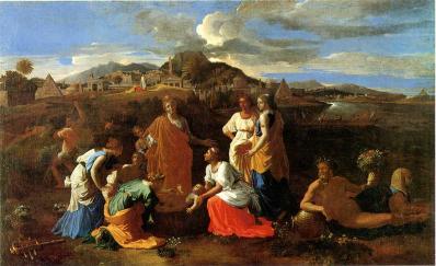 Poussin. Moïse sauvé des eaux (1647)