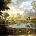 Poussin. Paysage par temps calme (1651)