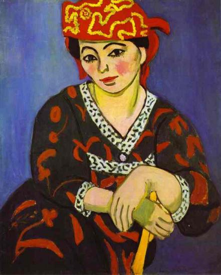Matisse. Madame Matisse madras rouge (1907)