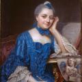 Maurice Quentin de la Tour. Portrait de Marie Fel (1752-53)