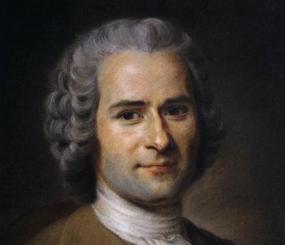 Maurice Quentin de la Tour. Portrait de Jean-Jacques Rousseau, détail