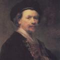 Rembrandt. Autoportrait (1640)