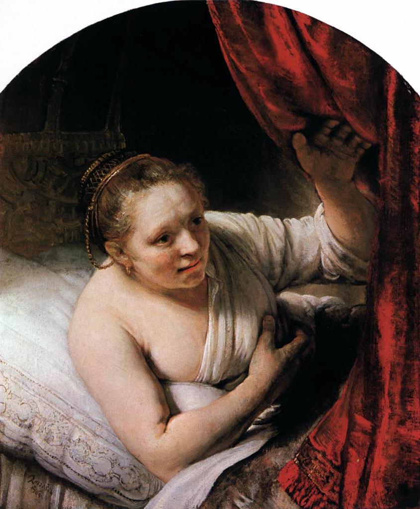 Agenda artistique de juillet ! Rembrandt-hendrickje-au-lit-1648
