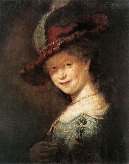 Rembrandt. Portrait de la jeune Saskia (1633)