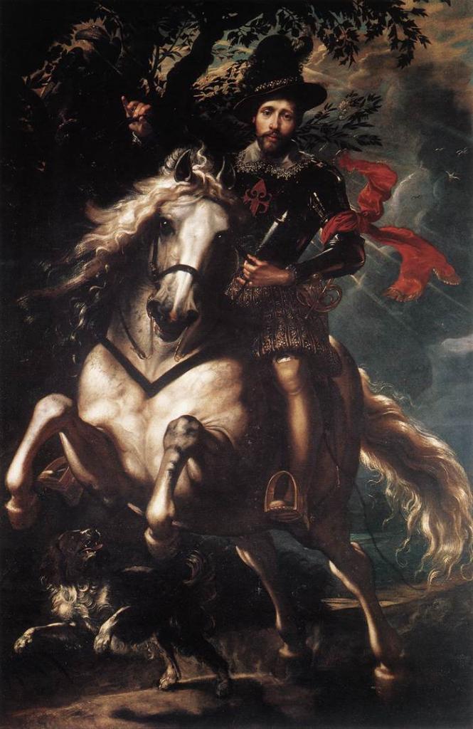 Agenda artistique quotidien ! Rubens-portrait-equestre-de-giancarlo-doria-1606