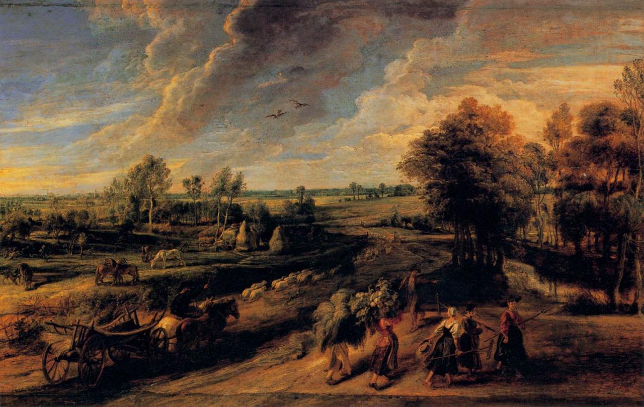Agenda artistique quotidien ! Rubens-retour-des-champs-1640