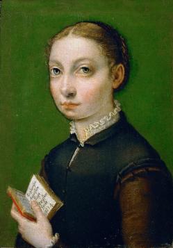 S-Anguissola. Autoportrait (1554)