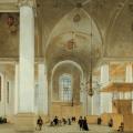 Saenredam. Intérieur de la nouvelle église ou église Sainte-Anne à Haarlem (1652)