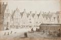 Saenredam. Vue de la Grand place de Haarlem (1629)