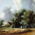 Salomon van Ruysdael. Après la pluie (1631)