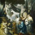 Sébastien Bourdon. Salomon sacrifiant aux idoles (1646-47)