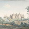 Simon Mathurin Lantara. Le Château de Chambord vu du Sud-Ouest (1750-78)