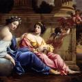 Simon Vouet. Les muses Uranie et Calliope (v. 1634)