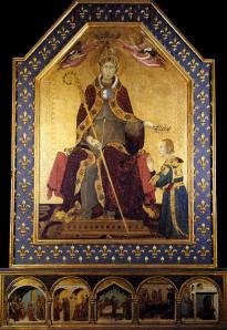 Simone Martini. Retable de saint Louis de Toulouse (v. 1317)