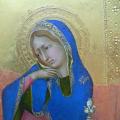 Simone Martini. La Vierge de l'Annonciation, détail (1333)