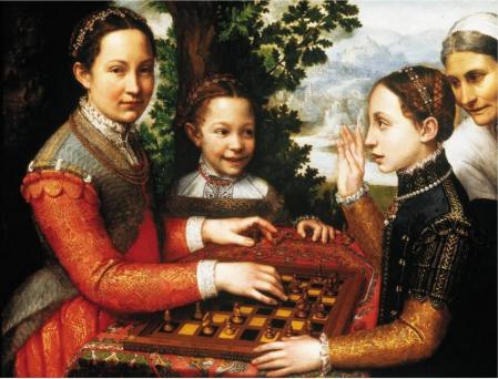 Sofonisba Anguissola. La partie d’échecs (1555)