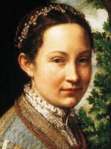 Sofonisba  Anguissola. La partie d'échecs, détail (1555)