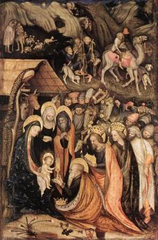Stefano da Verona. Adoration des mages (v. 1435)