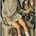 Tamara de Lempicka. Kizette au balcon (1927)