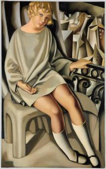 Tamara de Lempicka. Kizette au balcon (1927)