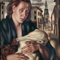 Tamara de Lempicka. La fuite ou Quelque part en Europe (1940)