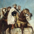 Théodore Chassériau. Ali Ben Bahmed et son escorte devant Constantine (1845)
