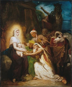Théodore Chassériau. L’Adoration des Mages (1856)