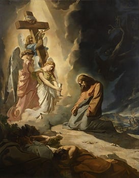Théodore Chassériau. Le Christ au Jardin des Oliviers (1840)