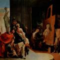 Tiepolo. Alexandre le Grand à l'atelier d'Apelle,1725-26