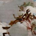 Tiepolo. Apothéose de la famille Pisani, détail, 1761-62