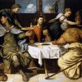Tintoret. Le souper à Emmaüs (1542-43)