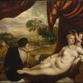 Titien. Vénus avec joueur de luth et Cupidon (1565-70)