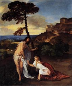 Titien. Noli me Tangere (v. 1514)