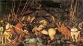 Uccello. La bataille de San Romano. Bernardino della Ciarda désarçonné (v. 1450)