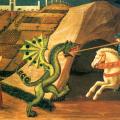 Uccello. Saint Georges terrassant le dragon (v. 1435)