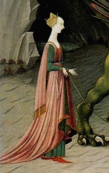 Uccello. Saint Georges et le dragon, détail