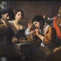 Valentin de Boulogne. Réunion dans un cabaret (1623-25)