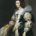 Van Dyck. Marie-Louise de Tassis (1630)